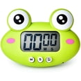 thumbnail image 1 of Kitchen Timer, Cute Cartoon Animal Countdown Timer, Digital Cooking Timer with Magnetic, LCD Large-Screen Visual Clock, Hangable Alarm Clock with Stand，for Cooking Bake Sport Game(Frog), 1 of 6
