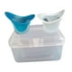 thumbnail image 3 of 2 vasos lavaojos reutilizables para mantener tus ojos limpios. Vasos de limpieza ocular. Vaso para enjuague ocular. Azul y blanco, 3 of 9