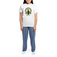 thumbnail image 4 of CafePress - Mullen Clan Motto Women's Light Pajamas - Women's Short Sleeve Print T-Shirt and Pants Light Cotton Pajama Set, 4 of 7