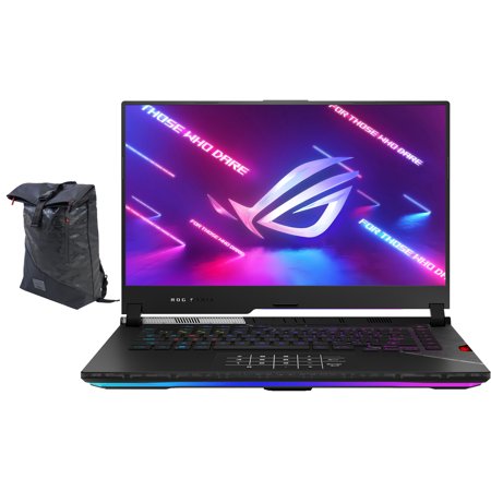 ASUS ROG Strix SCAR 15 Gaming & Entertainment Laptop (Intel i9-12900H 14-Core, 15.6" 300Hz Full HD (1920x1080), NVIDIA RTX 3060, 16GB DDR5 4800MHz RAM, Win 10 Pro) with Voyager Backpack