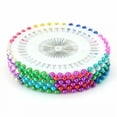 thumbnail image 2 of U8MO Lot Sewing Locating Straight Pins Ball Head Needles Colorful Pearl Sewing Needle-Mixed Color-40pcs, 2 of 8
