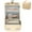 Beige: 1, variant on Foldable Hanging Travel Bag Water Resistant Toiletry Bag Organizer with Hook Travel Makeup Pouch for Toiletries Accessories Women