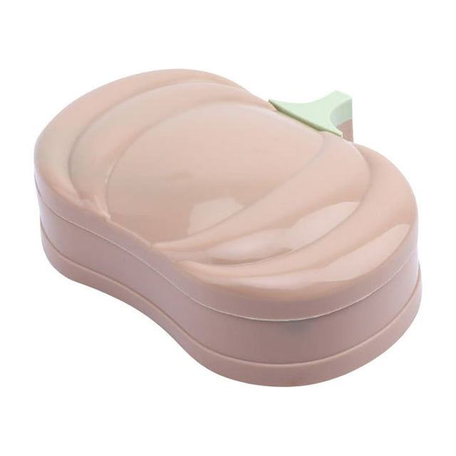Fiudx Jabonera Doméstica, Caja de Almacenamiento Drenable, Material Plástico Pp, Organizador de Baño y Cocina, Diseño Compacto, Ecológico, Tamaño 13 X 10 X 4 Cm, Fácil de Limpiar.