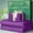 Purple, variant on 3/4PCS Luxury Soft Bed Sheet Set with Deep Pocket Fitted Sheet, Easy Care, Perfect for Bedroom & Guest Room(purple,Twin)