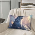 thumbnail image 5 of Honeii Cloud Wolf Decorative Throw Pillow Case - Elevate Your Couch, Sofa, or Bed with Stylish Home Decor, Perfect Gift Idea-20"x30", 5 of 6