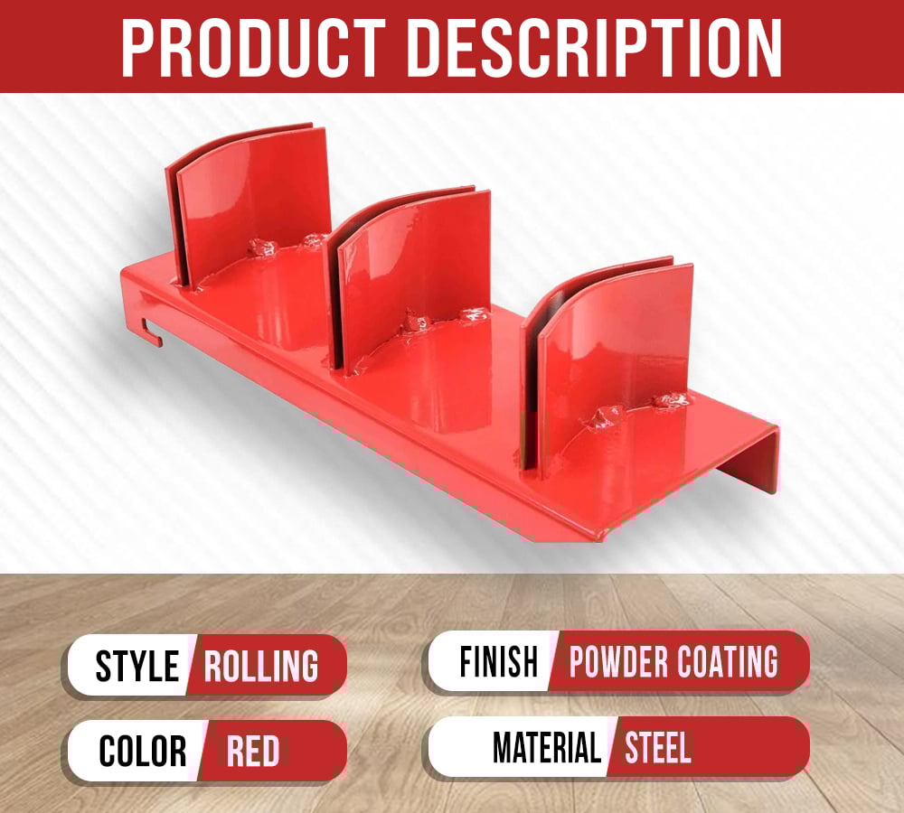 thumbnail image 3 of Car Dolly Rack for 4 Dolly Skates – Heavy Duty Dolly Skate Storage & Transport Rack Compatible with Most Dollies, Easy Roll & Organize Garage & Workshop, 3 of 10