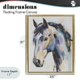 thumbnail image 4 of Stupell Industries Contemporary Chromatic Stallion Abstraction Gold Floating Frame Canvas Art, 25 x 31, by Svetlana Aleynikova, 4 of 8