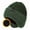 Army Green, variant on WMCAPS Winter Fleece Line Beanie Hats with Earflap for Men Women, Outdoor Warm Thermal Knitted Stocking Caps(Black)