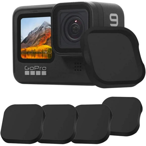 VIZEMO 4 Pieces Lens Cap for GoPro Hero12/11/10/9 Hero Black Protective Cap Cover Accessories (for Gopro 9/10/11 Hero)