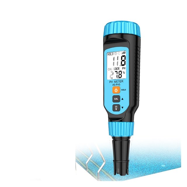 Digital PH Meter PH Water Quality Detector Ph Tester 0-14 Measurement Range Temperature Aquariums Fishbowl ,Accurate & Professional