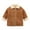 Khaki, variant on Toddler Baby Fle𝐞ce Lined Suede Jacket Boys Solid Color Button Up Lapel Outwear Girls Toddler Light Girl Winter Coat 4t