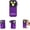 Purple, variant on OLIGHT Oclip Pro EDC Flashlight Clip-on Light, Rechargeable 500 Lumens with Three Lighting Solutions Type-C Charging, Magnetic Flash Lights for Signaling,Outdoor or Indoor Use(Purple)