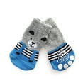thumbnail image 2 of 4Pcs Pet Socks Multi Color M Size Cotton for Pet Dog and Puppy Non Slip Protection, 2 of 5