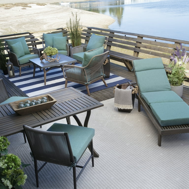 Seafoam green outdoor cushions sale
