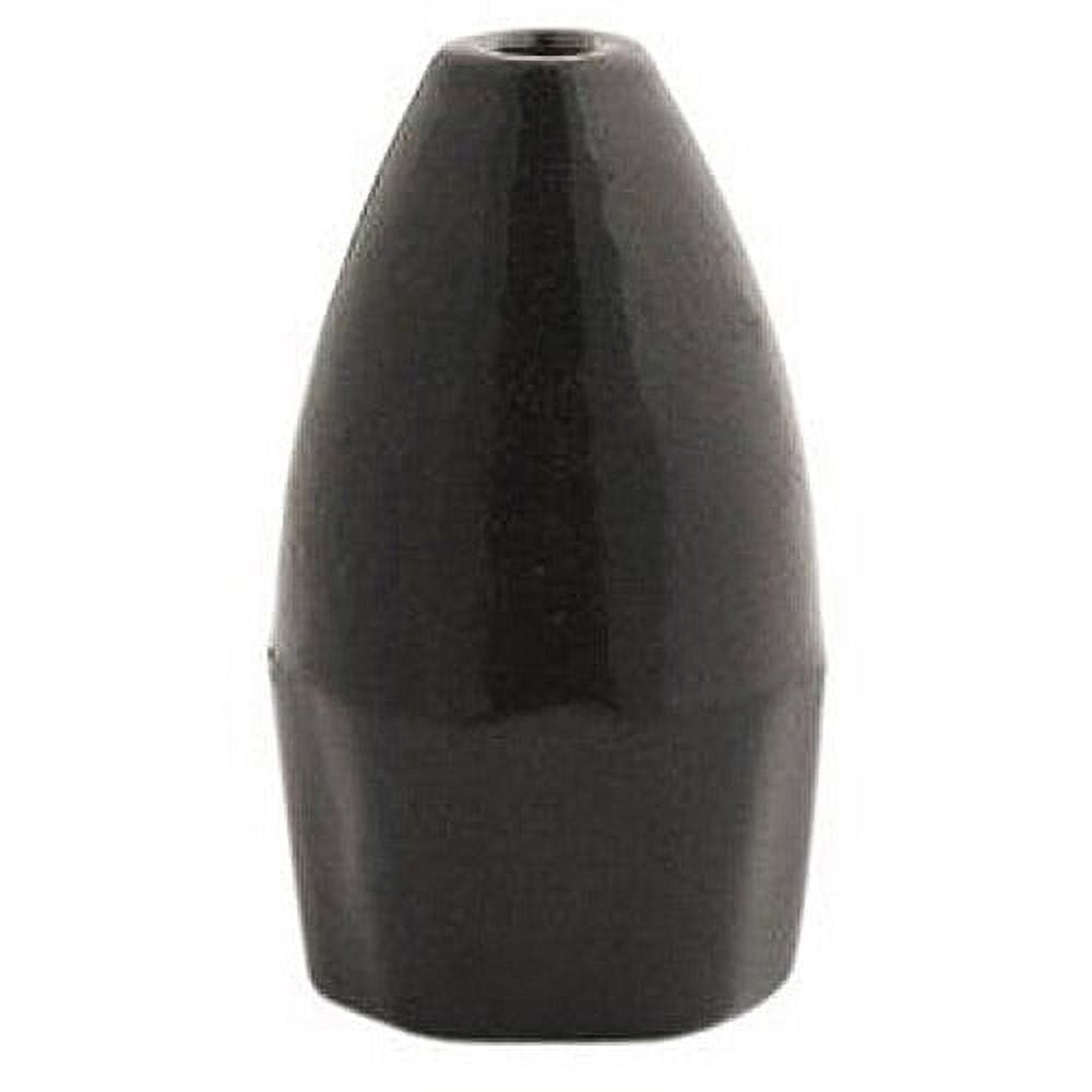 (2 pack) Strike King Tungsten Bullet Worm Weight 1/4 Ounce Black 3 Pack