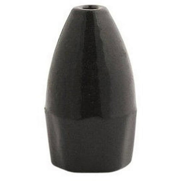 Strike King Tungsten Bullet Worm Weight 1/4 Ounce Black 3 Pack