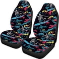 thumbnail image 5 of Uourmeti Skull Design Car Seat Covers Easy to Install Car Seat Covers Full Set, Interior Accessories Compatible with Cars Sedans, 5 of 8