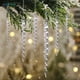 thumbnail image 2 of 10/12 piezas de adornos colgantes de árbol de Navidad de simulación de hielo transparente de Navidad, carámbanos falsos para fiesta de invierno, decoración del hogar de Año Nuevo, suministros de Navid, 2 of 5