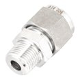 thumbnail image 3 of Fitting Male Connector  Compression Fitting  Compression Tube Fitting  Compression Pipe Fitting 1pcs ZG3/8 Stainless Steel Compression Fitting Straight Ferrule Joint For Oil, 3 of 8