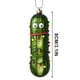 thumbnail image 3 of Mini Adorno de Pepino Acrílico Multifuncional para Árbol de Navidad | Decoración Navideña Transparente y Brillante | Versátil para Árbol, Coche y Envoltorio de Regalos | Fácil de Colgar, con Simbolis, 3 of 5
