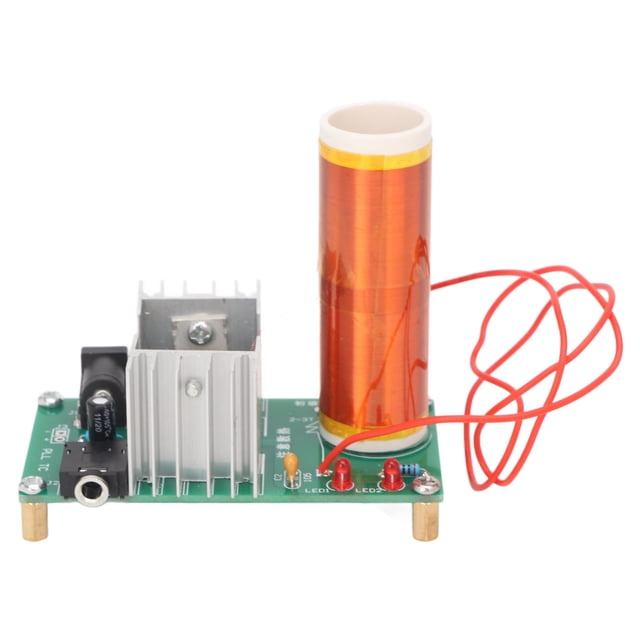 Kit científico de bobina electrónica para experimentos, corona de iones, reproducción de música, transmisión inalámbrica de Plasma, CC de 15 a 24V