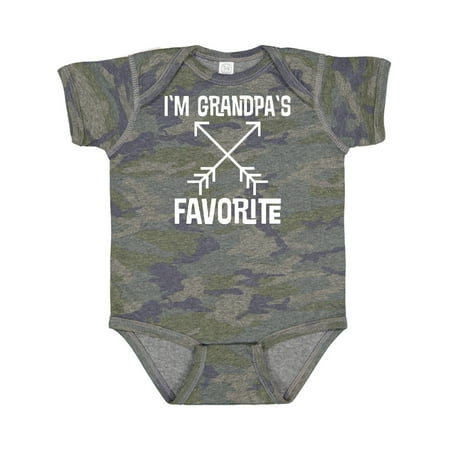

Inktastic Grandpas Favorite Grandson Gift Baby Boy or Baby Girl Bodysuit