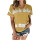 thumbnail image 2 of Fiudx Tops para Mujer Camiseta Estampada a La Moda para Mujer, Blusa de Manga Corta, Tops Informales con Cuello Redondo, 2 of 3