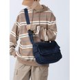 thumbnail image 6 of Kukuzhu Unisex Denim Tote Bag Casual Canvas Bag Denim Shoulder Bag Retro Crossbody Bag Large Hobo Bag Lightweight Messager Bag, 6 of 7