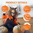 thumbnail image 7 of CHELIASD 3Pcs Halloween Party Serving Trays, New Plastic Dessert Pumpkin Ghost Bat Candy Snack Plates, Serving Platters Farmhouse Trays for Halloween Party Decor, 7 of 7
