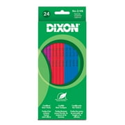 Dixon #2 Pencils, 24ct Assorted Color Barrels