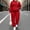 aab_Red, variant on Royisotas Womens 2pcs Sets Sweatsuits Hoodies with Pockets Plus Size Fall Oversized Pullover Sweatsuits for Women Solid