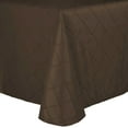 thumbnail image 1 of Ultimate Textile (2 Pack) Embroidered Pintuck Taffeta 108 x 108-Inch Square Tablecloth with Rounded Corners Burnt Gold, 1 of 3
