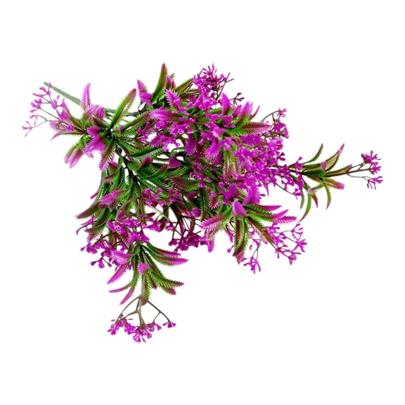 Artificial Lavender Bouquet Realistic Silk Like Flowers for Home Decor Table Centerpiece Purple Green Blue
