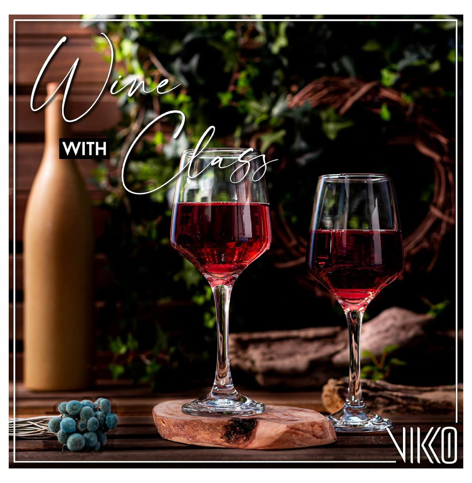 Wine Glasses, Set of 8 Red Wine Glasses, 12.75 Ounce Clear Wine Glass, Classic, Durable European Stemware