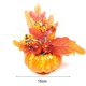 thumbnail image 2 of Nvzi 3 calabazas artificiales para decoración, minicalabazas falsas con flores artificiales para Navidad, bodas, fiestas, centros de mesa (A2), 2 of 5