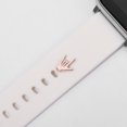 thumbnail image 1 of 3 piezas compatibles Apple Watch Watch Correa de silicona Tachuelas Mini Fun Gesture Correa Tachuelas decorativas, oro rosa LingWen 9024715781055, 1 of 1