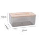 thumbnail image 2 of Soporte para caja de pañuelos transparente, minimalista y moderno, rectangular, 2 of 5