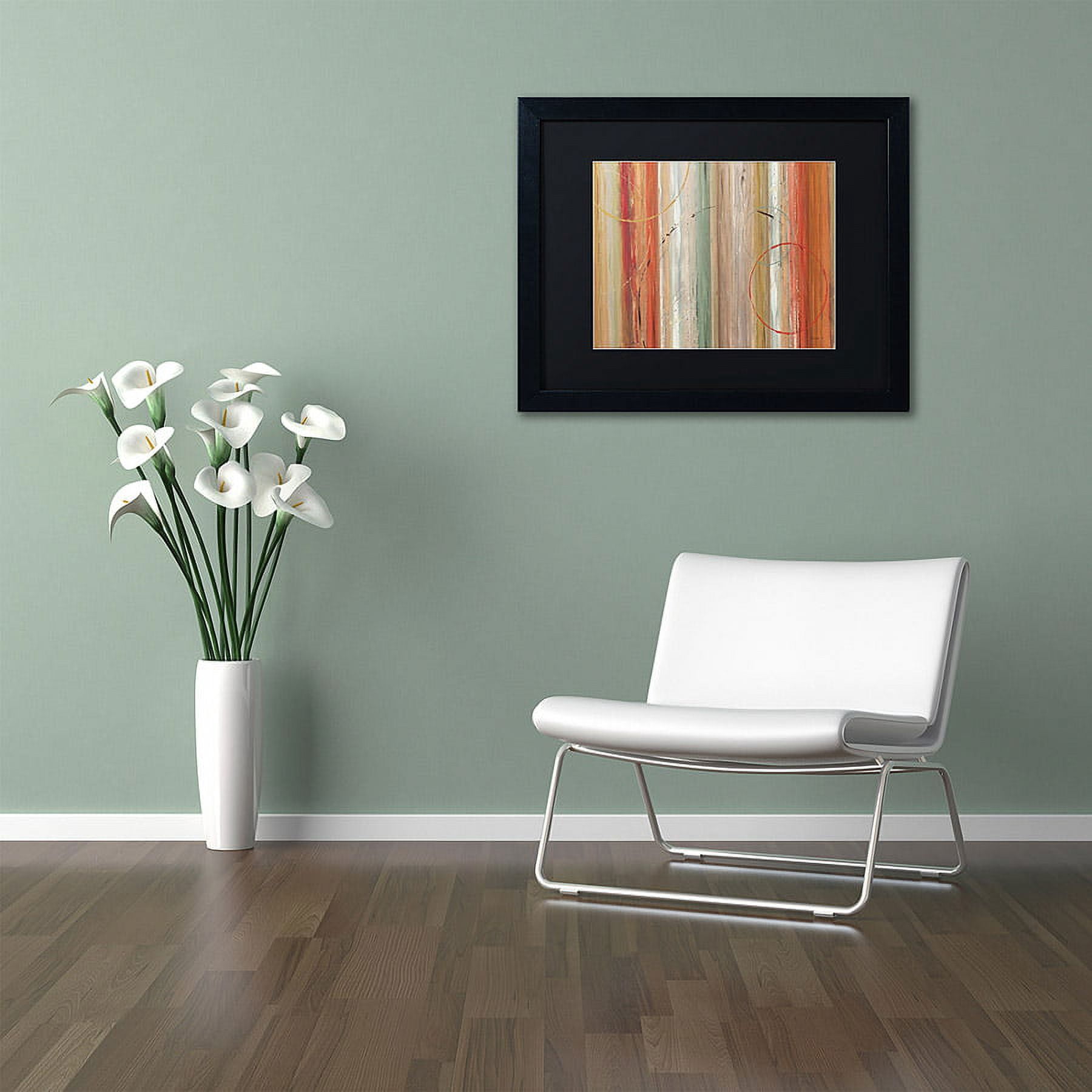Trademark Fine Art "Spiced II" Canvas Art by Lisa Audit, Black Matte, Black Frame