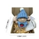 thumbnail image 3 of Decoraciones de Pascua, adornos de Pascua, regalos de Pascua, mini lindo regalo de Pascua con gorro de punto y bolsillo de terciopelo suave, apoyo emocional con caja de regalo y tarjeta, muñeco de pel, 3 of 3