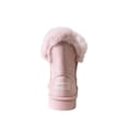 thumbnail image 5 of bebe Girls’ Faux Fur Cuff Winter Boots, Cozy Pull-On Ankle Boots, 5 of 7