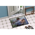 thumbnail image 2 of Carolines Treasures PTW2057MAT Green Teal Ducks in the Water Door Mat Indoor Rug or Outdoor Welcome Mat 18x27 Doormat, 2 of 4