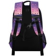 thumbnail image 3 of FORMRS Unisex Backpack Elementary School Travel Bookbag with Reflective Stripes, Gradient Love, 3 of 7