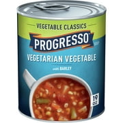 Progresso Vegetable Classics, Vegetarian Vegetable with Barley Canned Soup, 19 oz.