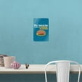 thumbnail image 2 of My Favorite Color is Cheeseburger Home Business Office Sign, 2 of 3
