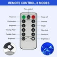 thumbnail image 4 of Morttic 300 LEDs Curtain String Light, 9.8FT x 9.8FT 8 Lighting Modes Fairy Window String Lights Wedding Party Home Garden Bedroom Outdoor Indoor Wall Decorations (Blue), 4 of 10