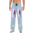 thumbnail image 2 of IAUYY 95% Cotton Mens Pajama Pants Breathable and Sweat-Absorbent Two Side Pockets Sleepwear Bottom Pants Elastic Waistband Easy to put on and Take Off in The Glass Vase, 2 of 7