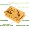 thumbnail image 2 of Bamboo State Cutting Board for Kitchen – Florida Cheese Board, Charcuterie Platter & Serving Tray, (15" x 10"), 2 of 8