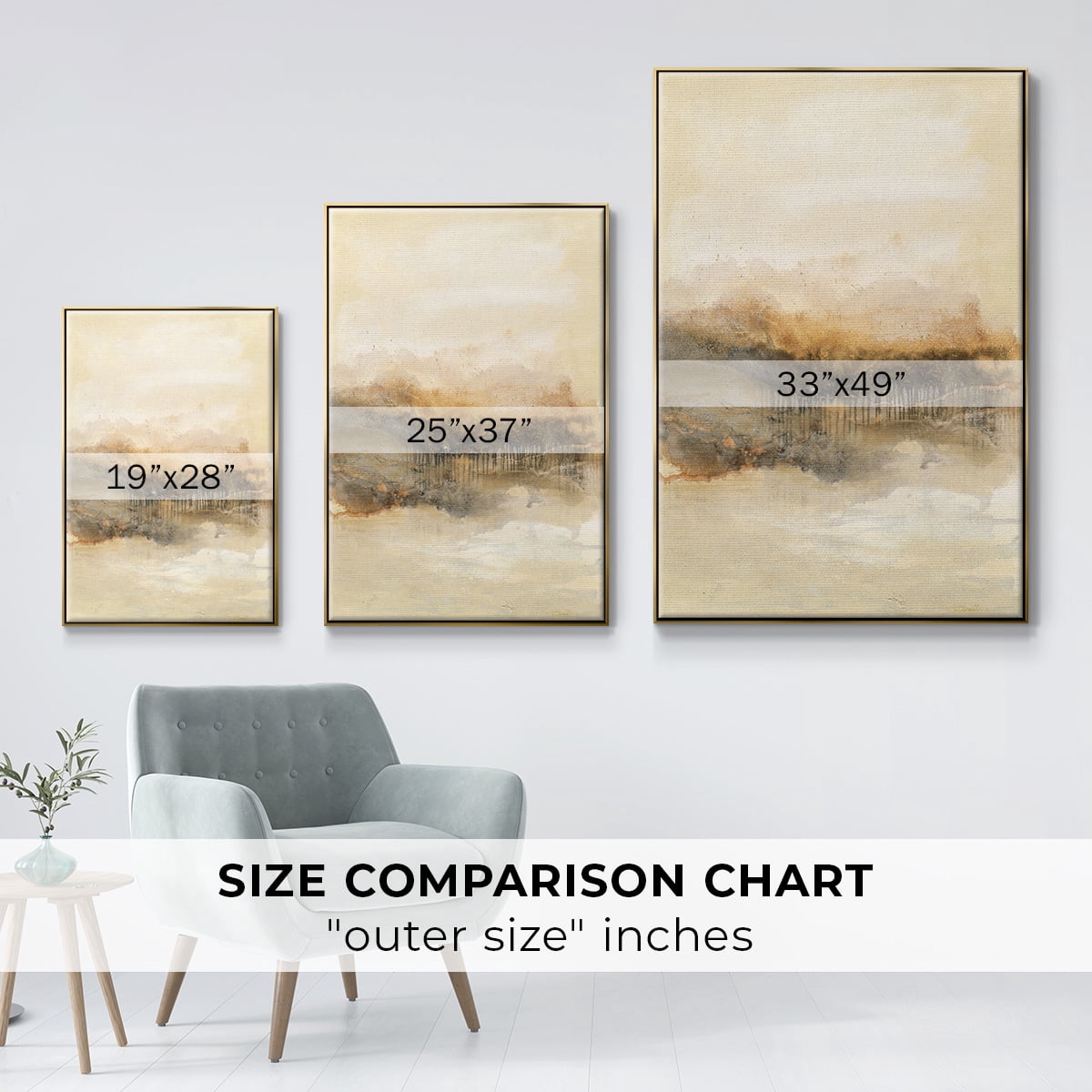 Keeping Secrets I Framed Premium Gallery Wrapped Canvas - Ready to Hang - 17 x 25 - Gold Floating Frame