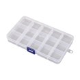 thumbnail image 1 of predolo Bead Organizer Box Jewelry Tool Case Accessories Craft Storage Container Fishing 15 Grid, 1 of 8