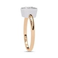 thumbnail image 3 of AFFY Solitaire Anniversary Wedding Rings for Women Center 7MM Cushion Cut Lab Created Moissanite Engagement Ring Jewelry Gift for Her In 14K Rose Gold Over Sterling Silver Size 7.5, 3 of 6